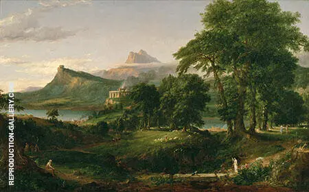 The Course of Empire The Arcadian State By Thomas Cole