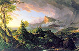 The Course of Empire The Savage State c1834 By Thomas Cole