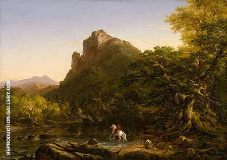 The Mountain Ford By Thomas Cole