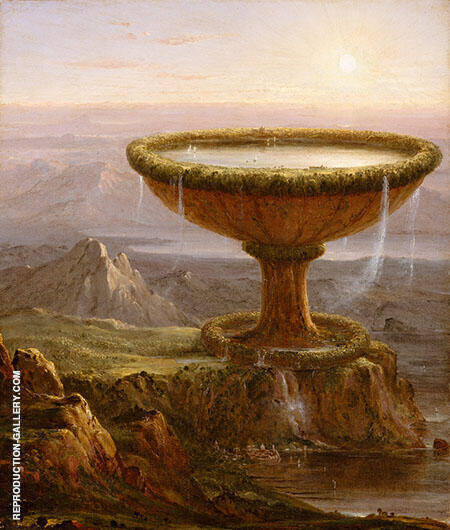 The Titan's Goblet by Thomas Cole | Oil Painting Reproduction