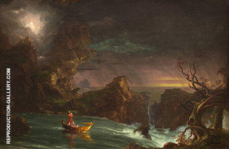 The Voyage of Life 1842 by Thomas Cole | Oil Painting Reproduction