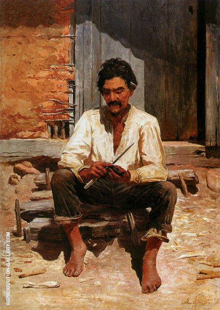 Caipira Picando Fumo 1893 | Oil Painting Reproduction