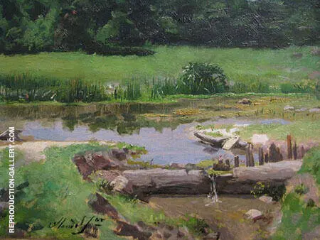 Paisagem Fluvial 1899 By Jose Ferraz de Almeida Junior