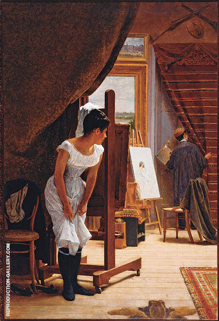 The Artists Studio 1882 | Oil Painting Reproduction