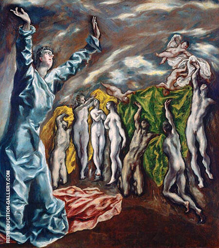 Opening of The Fifth Seal by El Greco | Oil Painting Reproduction