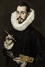 Portrait of Jorge Manuel Theotocopoulo By El Greco