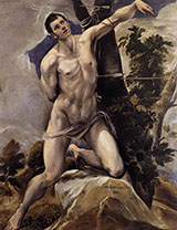 Saint Sebastian By El Greco
