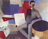 Homme assis Seated Man 1914 By Roger de La Fresnaye