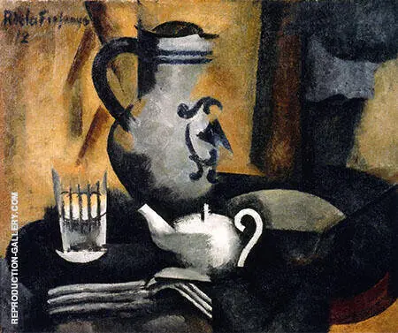 Still Life with Teapot By Roger de La Fresnaye