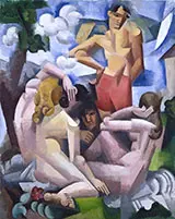 The Bathers 1912 By Roger de La Fresnaye