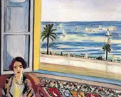 Seated Woman Back Turned to the Open Window 1922 By Henri Matisse