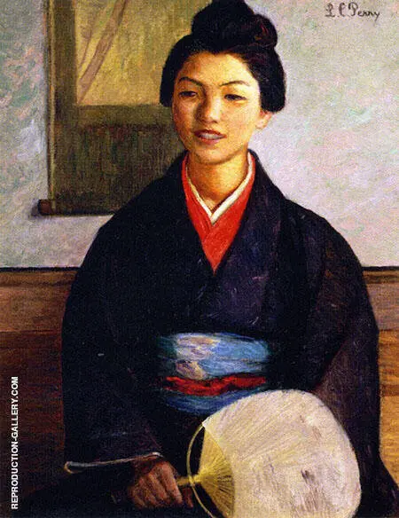 Japanese Girl 1899 By Lilla Cabot Perry