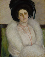 Portrait of Alice Aerry Grew By Lilla Cabot Perry