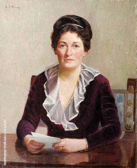 Portrait of A Seated Woman By Lilla Cabot Perry