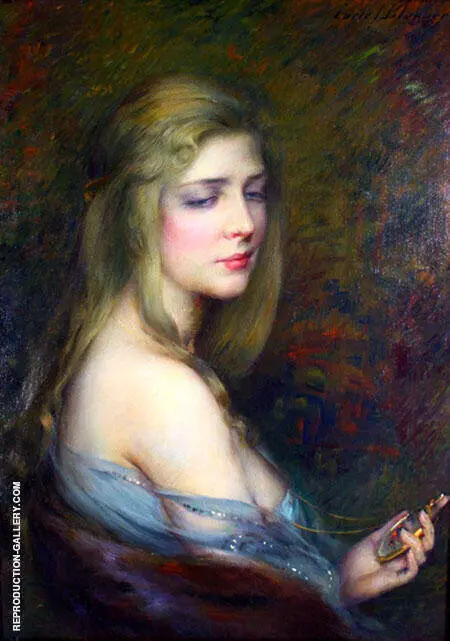 A Raven Haired Beauty By Carle John Blenner