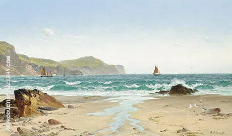 Low Tide The Cornish Coast By David James