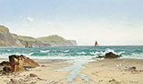 Low Tide The Cornish Coast By David James