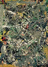 Untitled 1949 D By Jackson Pollock (Inspired By)
