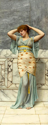 Beauty in a Marble Room. By John William Godward