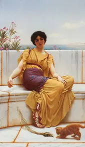 Idleness 1900 By John William Godward