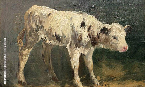 Baby Calf by Matilda Browne | Oil Painting Reproduction