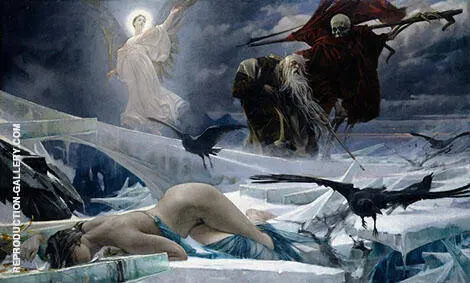Ahasuerus at The End of The World By Adolf Hiremy-Hirschl