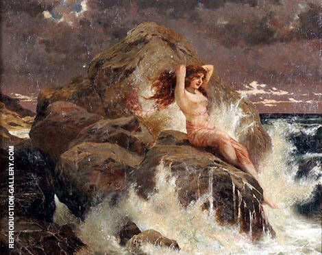 Ondina by Adolf Hiremy-Hirschl | Oil Painting Reproduction
