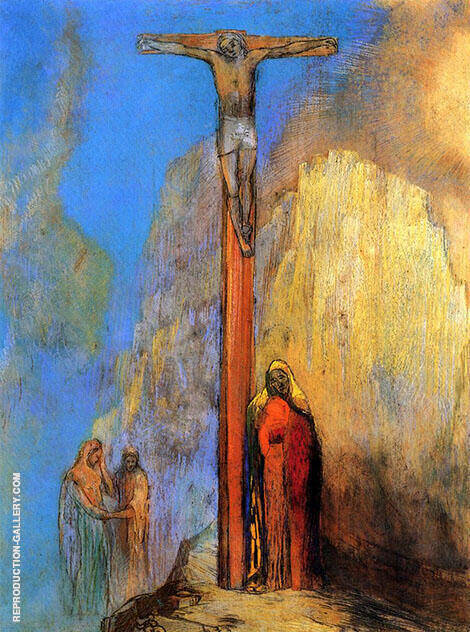 Calvary c1897 by Odilon Redon | Oil Painting Reproduction