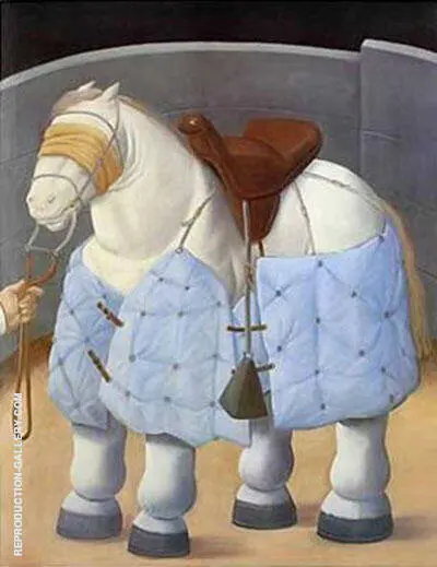 Caballo del Picador la Corrida By Fernando Botero