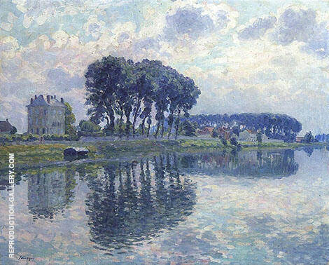 The Marne at Pomponne by Henri Lebasque | Oil Painting Reproduction