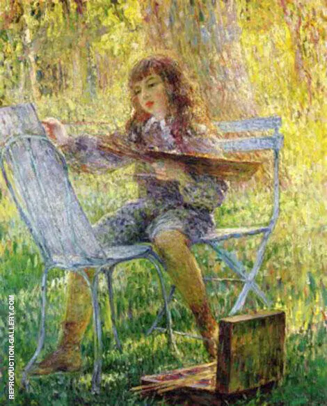 Young Painter By Henri Lebasque