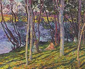 Madame Lebasque and Her Daughters 1903 By Henri Lebasque