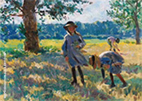 La Cueillette der Fleurs By Henri Lebasque