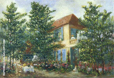 After Midday in The Garden By Henri Lebasque