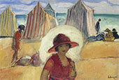 A Girl by The Sea By Henri Lebasque