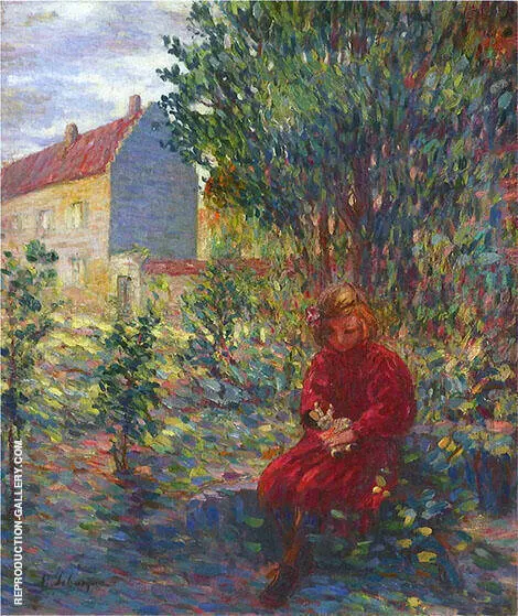 A Small Girl with Her Doll By Henri Lebasque