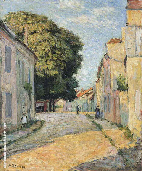 A Street in Montevrain By Henri Lebasque