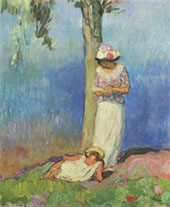By The Tree By Henri Lebasque