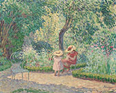 Dans le jardin By Henri Lebasque