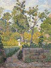 Garden at Champigny By Henri Lebasque