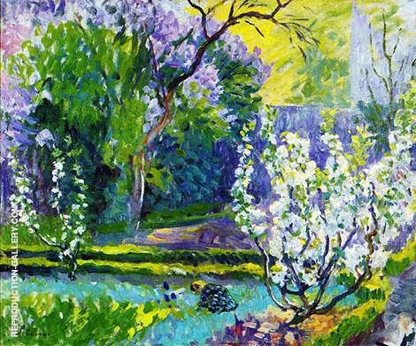 Garden in Spring By Henri Lebasque