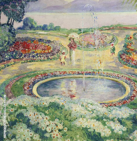 Le Jardin Fleuri By Henri Lebasque