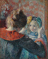 Madame Lebasque and Her Daughter Marthe By Henri Lebasque