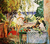 Meal on The Terrace By Henri Lebasque