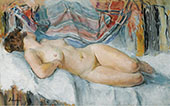 Nude on The Bed 1905 By Henri Lebasque