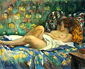 Reclining Nude 1900 By Henri Lebasque