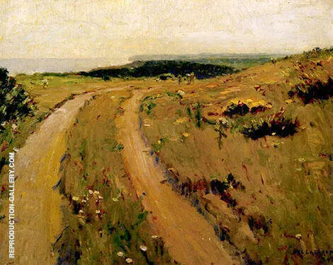 Road Along The Bluff By William Langson Lathrop