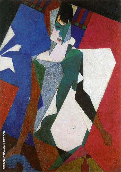 Lady at Her Dressing Table 1916 By Jean Metzinger