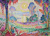Landscape 1906 By Jean Metzinger