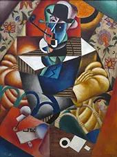 Man with a Pipe c1913 By Jean Metzinger